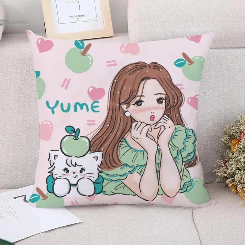 Pillow Cases Decorative Cushions Cover for Sofa Mikko Illustrations Pillowcase  Pillowcases  Cushion Covers Fall Decor
