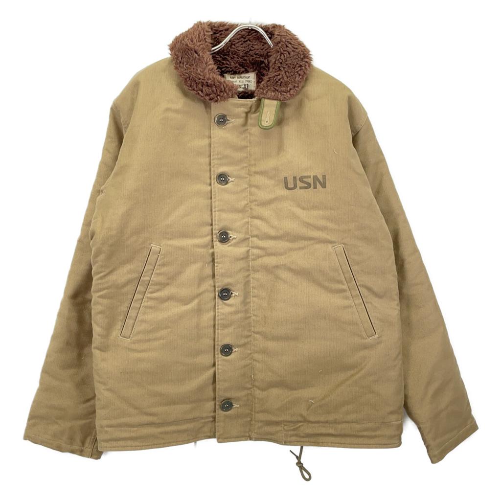 WAREHOUSE 79062FINAL FORM OF WWII 1945 N-1 WINTER JACKET Jacket 42 khakiUsed
