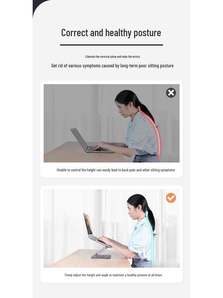 Adjustable Aluminum Laptop Cooling Stand