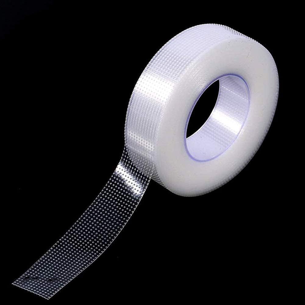 BBC Lash Tape - 0.5" Transparent White Micropore Medical Tape for Eyelash Extensions | Gentle On Skin, Latex-Free, Ideal for Lash Extensions