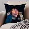 Latin Handsome Singer PPaulo Londra Cushion Cover Pillowcase Antidustmite Invisible Zipper Short Plush Sofa Cushion