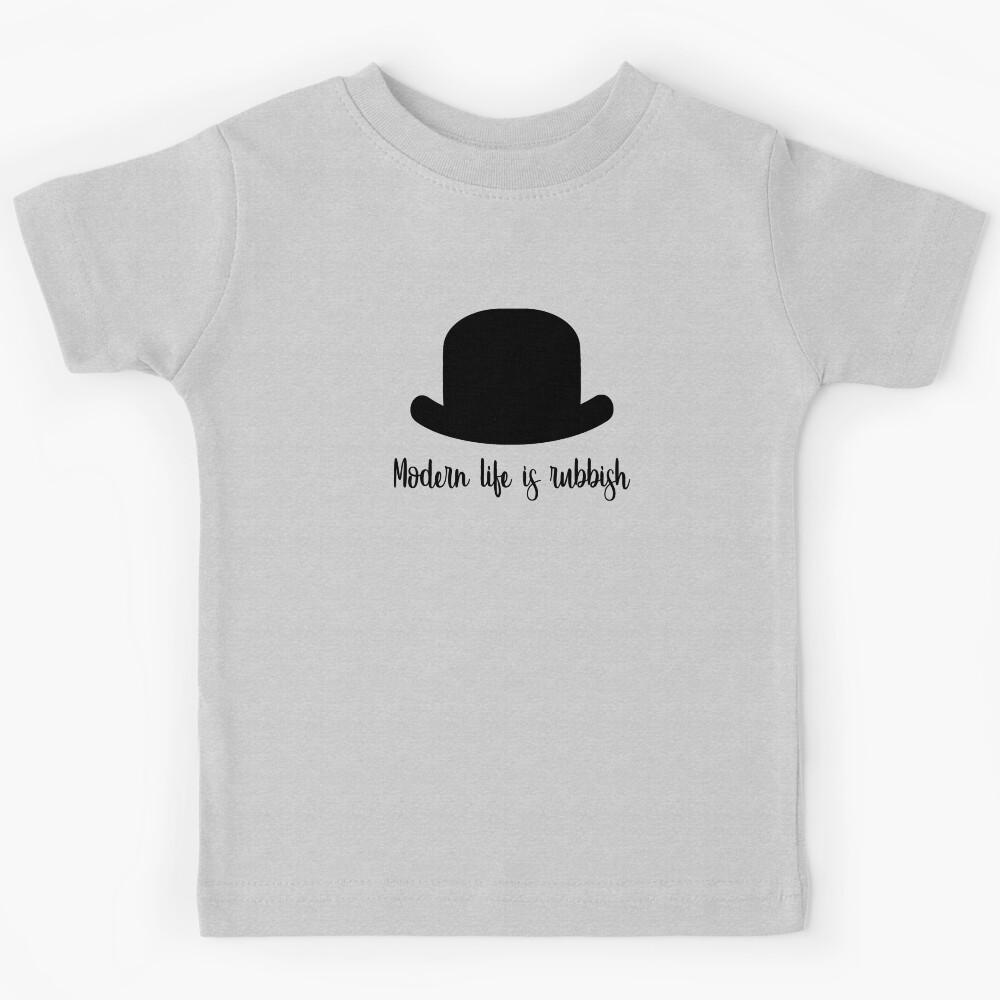 modern life is rubbish black Kids T-Shirt 140