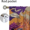 Imagination Anti-mosquito Curtains 2 Pieces Partition Halloween Decoration Living Room Curtain Shades Curtains for Camera Child