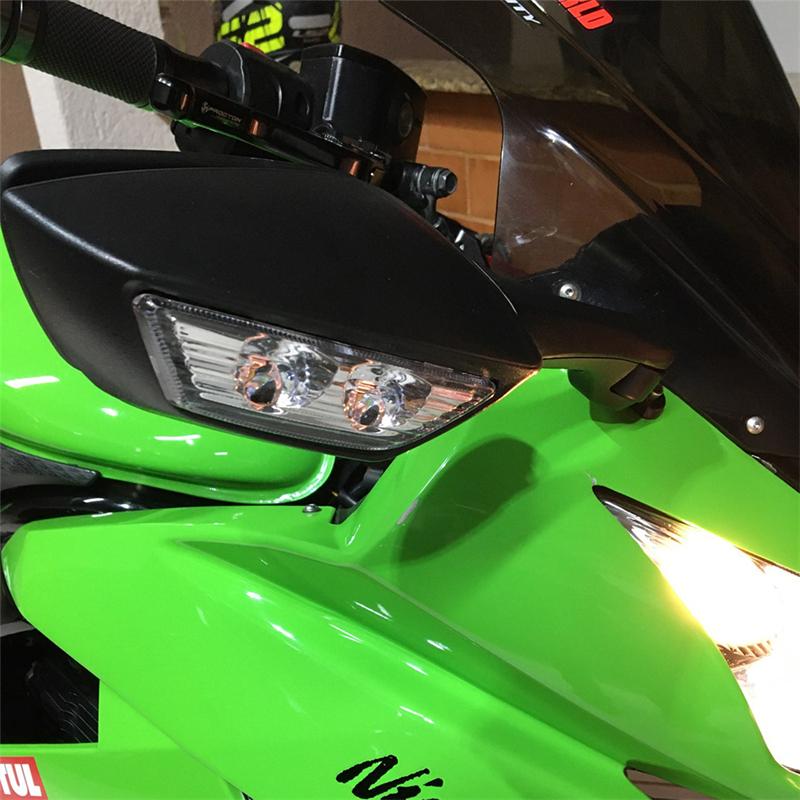 

CarDutiful для KAWASAKI NINJA 400 2018-2022 мотоциклетные боковые зеркала заднего вида со светодиодным указателем поворота