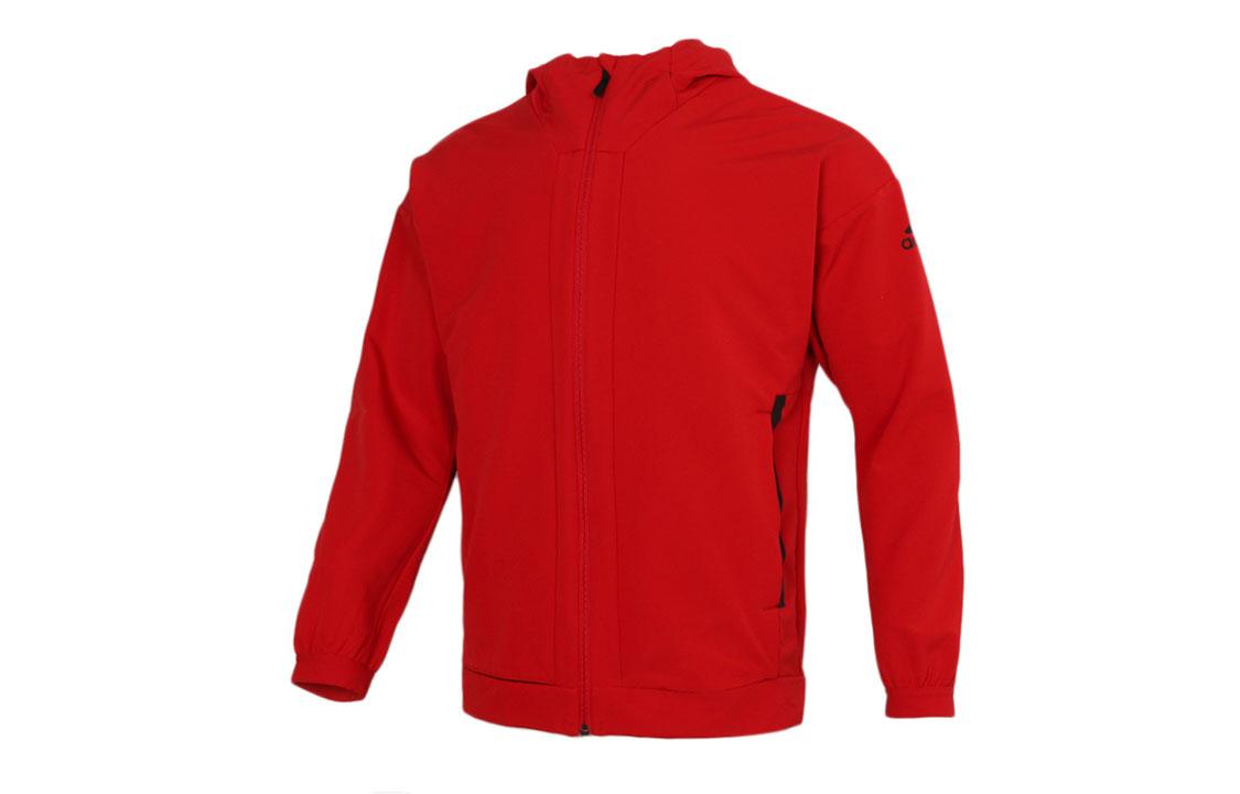 Adidas Jackets Men s Red Hooded Moderate Other GN7356 S