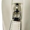 Used 11569 Triangle Leather Crossbody Bag 1BH190 2BYA F00099 7921 White RFID IC Chip Embossed Logo Bianco Unisex from