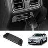 Jingfei Car Carbon Fiber Rear USB Charger Port Air Outlet Vent Trim Panel Protective Cover for V-V Vezel 2021 2022