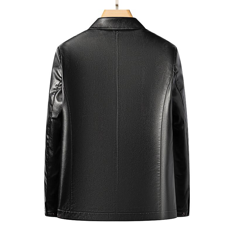 Men's Plush Lined Lapel Jacket