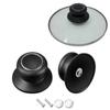 2Pcs Replacement Knob Handle For Glass Lid Knob Handle Stainless Steel Pot Pan Cover Cookware Handle Accessories Kitchen Tools