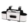 Car Back Seat Organizer with Cup Holder Tissue Dispenser Hooks Multifunctional Seat Back Storage Box for SUV Truck