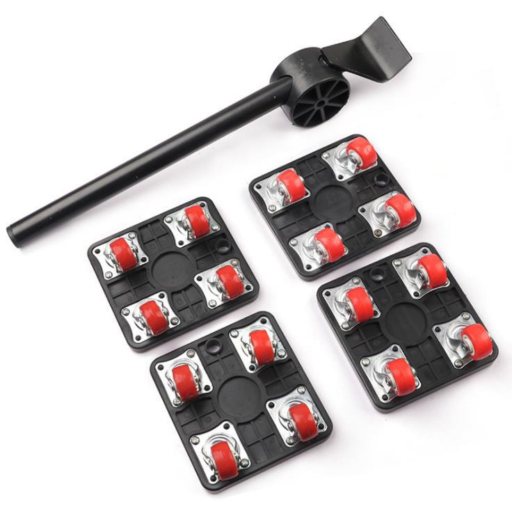 13-Piece Heavy Furniture Mover Kit with Pry Bar and Rollers