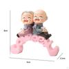 Couple Statues Present Scene Layout Props Figurines for Coffee Table Bedroom Valentine'S Day
