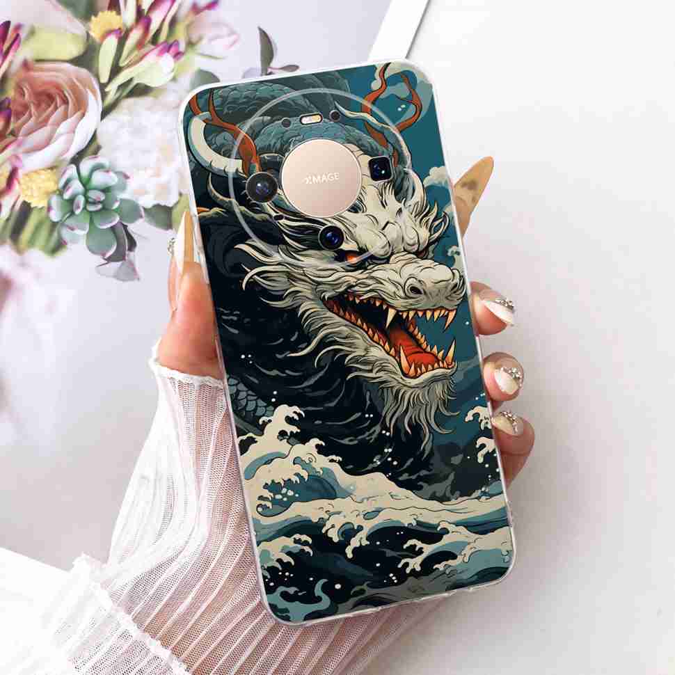 For Huawei Mate 80 5G 2025 Case VYG-AL00 Soft Silicone Sweet Heart Painted Cover Case For Huawei Mate80 Mate 80 TPU Fundas