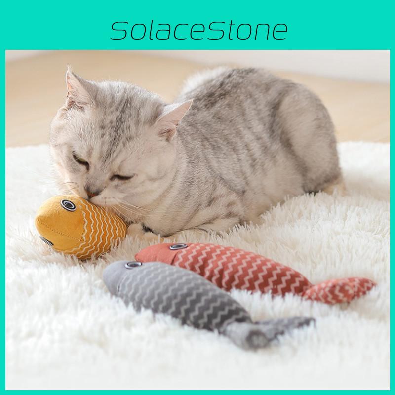 Cross-border Pet Cat Mint Toy For Cats Interactive Catnip Plush Fish Toy