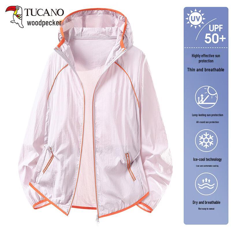 TUCANO Women s Hooded UPF50+ Outdoor Sun Jacket L