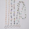 Personalized Round Messenger Chain Handmade Beaded Love Mobile Phone Lanyard Pendant Single Shoulder Strap Bag Chain