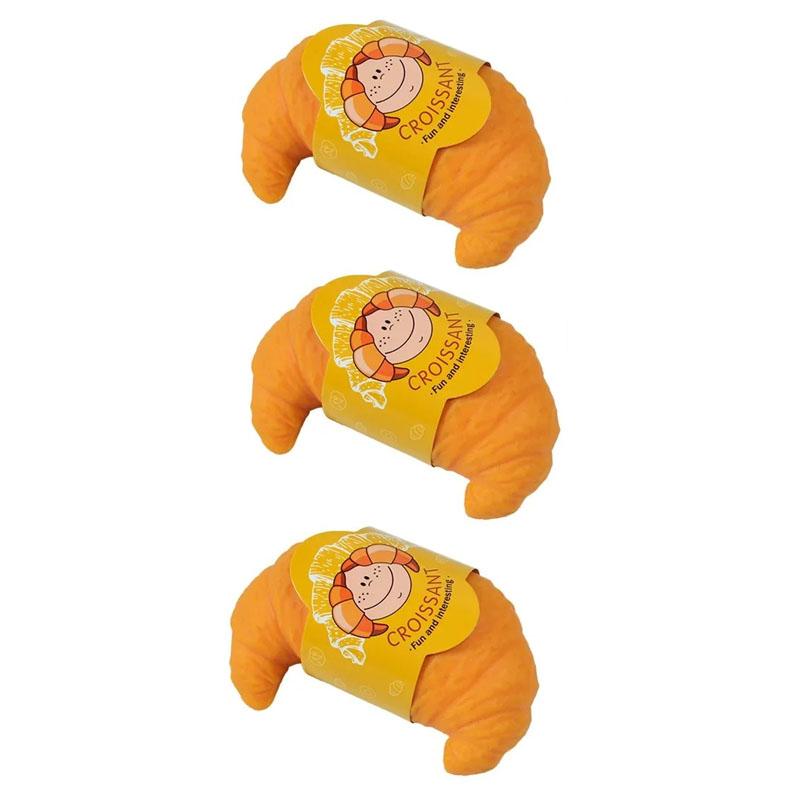 Croissant Bread Stress Toy Sensory Fidget Toy Stress Relief Fidget Toy For Kids & Adults Tricky Funny Squeeze Gifts