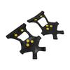 1pair 10 Spikes Ice Snow Grips Anti Slip Ice Traction Clts Walk Traction Clts for Shoes Boots Walking Hiking Climbing