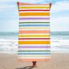 Double-Sided Terry Printed Beach Towel, Microfiber Adult Swimming Bath Towel, Quick-Drying Double-Sided Velvet