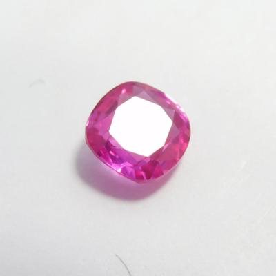 Natural Pink Ruby Loose Gemstone 4.30 Ct Square Cushion Cut for Jewelry Making and Gem Collections