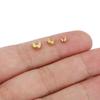 20 Piezas Acero Inoxidable PVD Nunca Se Desvanece Cubierta de Terminales de Engaste 4 5 6 mm Cuentas Espaciadoras Tope Para Fabricación de Collares Pulseras Joyería
