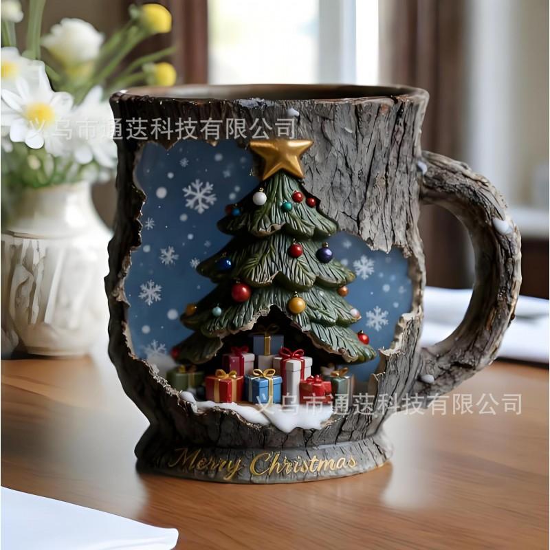 V8 Engine Themed Resin Mug Decorative Desk Ornament Car Enthusiasts Office Decor
