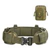Jsjm Tactical Belt Adjustable Belt Outdoor Work Men Belt Combat Cs Hunting Paintball Padded Waist Belts Pocket