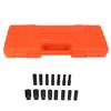15 PCS/SET SET DRIVE   SOCKET, 1/2 Inch     Socket Tools 10-32 Mm for Garage Workshop