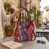 Bohemian Embroidery Tote Bag Women Fashion Daily Large Capacity Casual Handbag