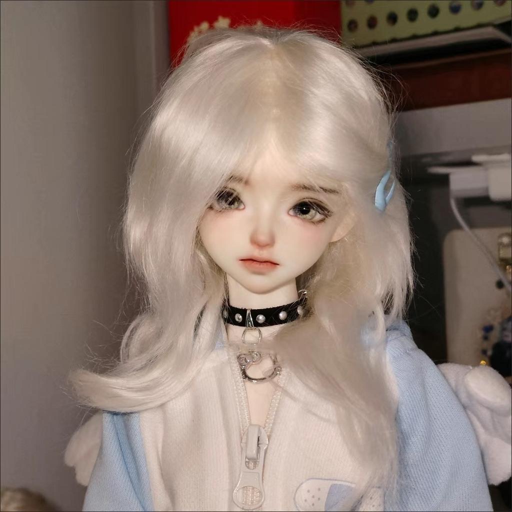 New 1/4 1/6 Doll's Clothes Suit for 45/30cm Bjd Doll Dress Up Angel Jacket with Striped Socks Girl Toys Fashion Doll Accessories