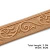 230cm 3D geprägte Schaumstoff Wanddekoration Selbstklebende Rückwandleiste, Dekorative Tapetenbordüre, Sockelleiste Hausdekoration