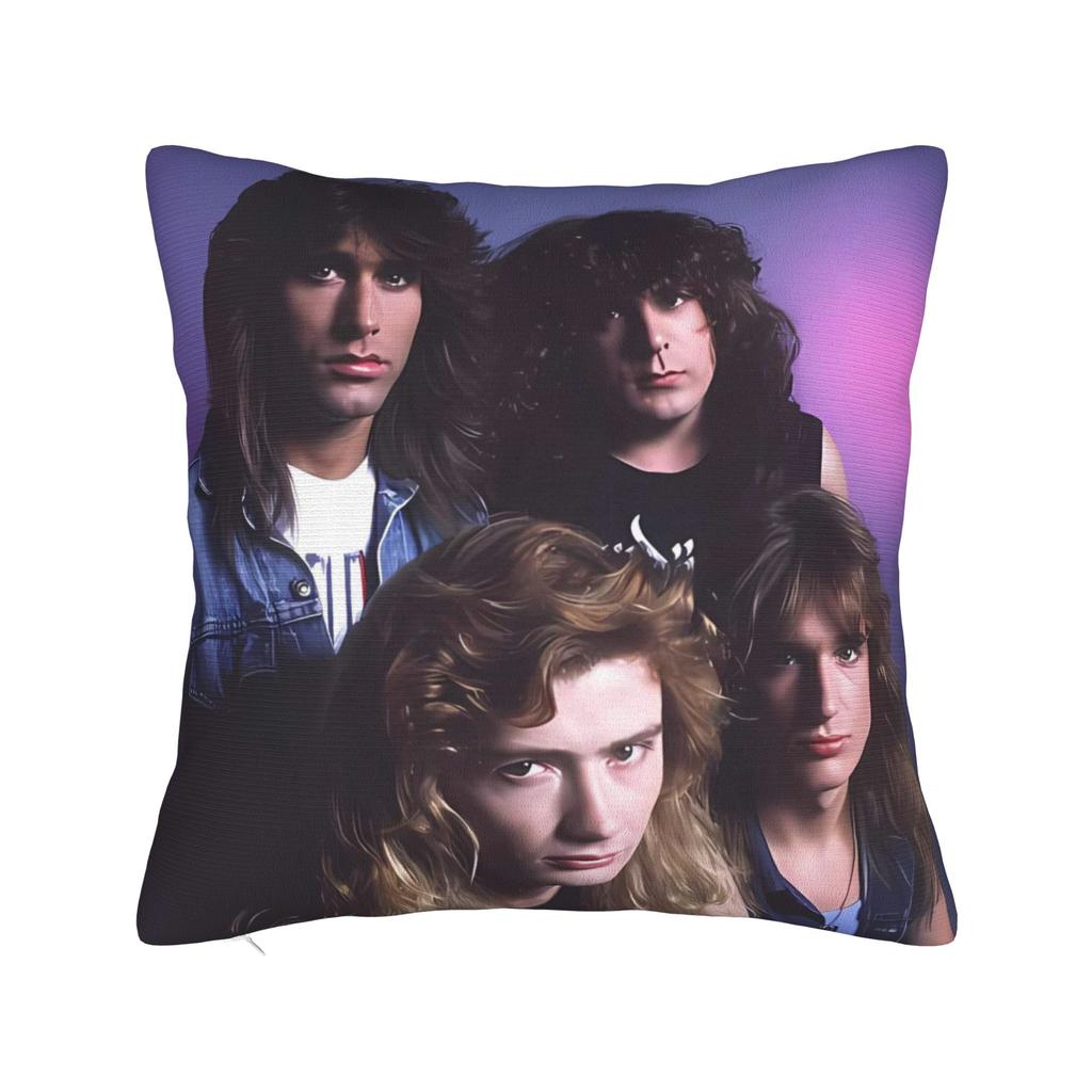 Megadeths Pillow Case MegaRock City Poster Comfy Pillow Cover For Sofa Car Home Decor Fashion Pillowcases