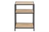 4-SHELF SHELVING unit Seaford VII NATURAL | BLACK
