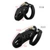 FRKO Pink Soft Silicone Male Chastity Cage Device Size S/L Invisible Lock Sex Toys with 5 Cock Ring Penis Sleeve for Men BDSM