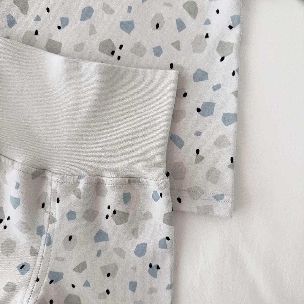 2025 Pure Cotton Kids' Autumn Warm Set: Class A Top & Trousers for Boys and Girls