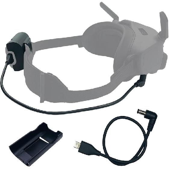 

Кабель питания и крепление для аккумулятора Goggles 2 для DJI Avata Goggles 2, Держатель-клипса для аккумулятора и кабель для зарядки питания для DJI Avata Pro-View Combo Goggles for Avata Goggles 2
