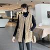Spring and Autumn new lamb wool vest female Korean version loose student thickened fur integrated vest jacket