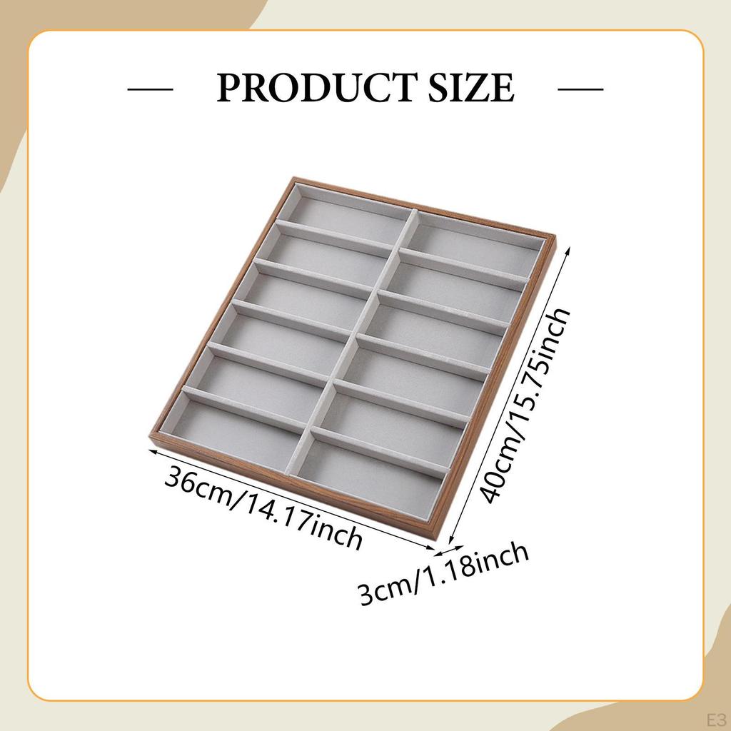Display Tray for Glasses, Glasses Showcase, Versatile Stand, Sunglasses Organizer Home, Vanity