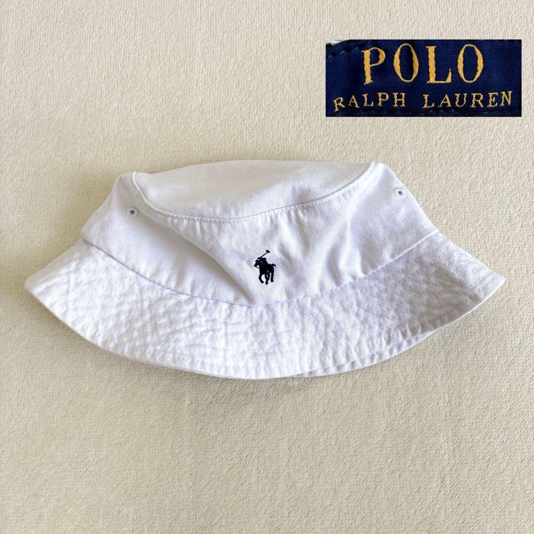 Used Polo Ralph Lauren Bucket Hat White