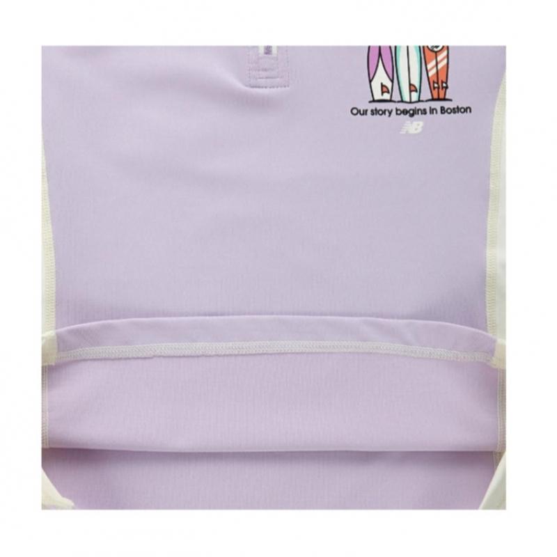 New Balance Kids Long Sleeve Rashguard Half Zip Up Nk9re2103u 88 Swimsuit Set