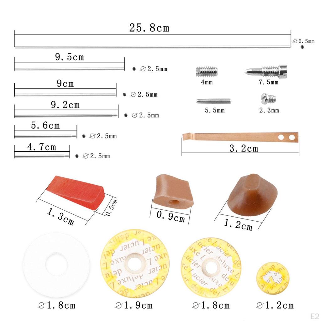 Flötenwartungswerkzeug-Kits DIY-Reparaturpolster für Liebhaber
