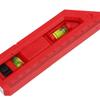 Accurate Woodworking Square, Scale Carpentry Measuring Marking Ruler Stainless Steel with Level Bubble for Marking for Carpenter(7 9in)