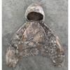 Completo Unisex con Felpa Oversize a Manica Lunga Stampa Alberi Mimetica Streetwear Completo Due Pezzi