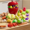 Kids' Educational Pretend Play Fruit & Veggie Cutting Set