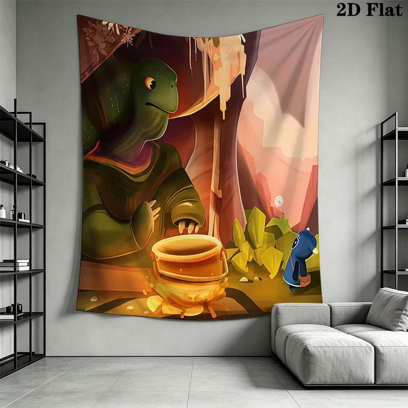 The Last Campfire Wall Hanging Printed Fabric Blanket Decorative Tapestries for Bedroom Living Room Home Decor