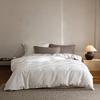 500TC Cotton Bed Sheet Set Solid Color Soft Breathable Bedding Modern Simple Style All Season Use