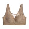 Large Size Bra for Women Without Steel Rims Thin Bra for Women with Lace Double Breasted Anti Sagging Breathable Bra