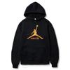 Mens Fleece Lined Hooded Sweatshirt Winter Warm Casual Sportswear Oversized Print Pullover Youth