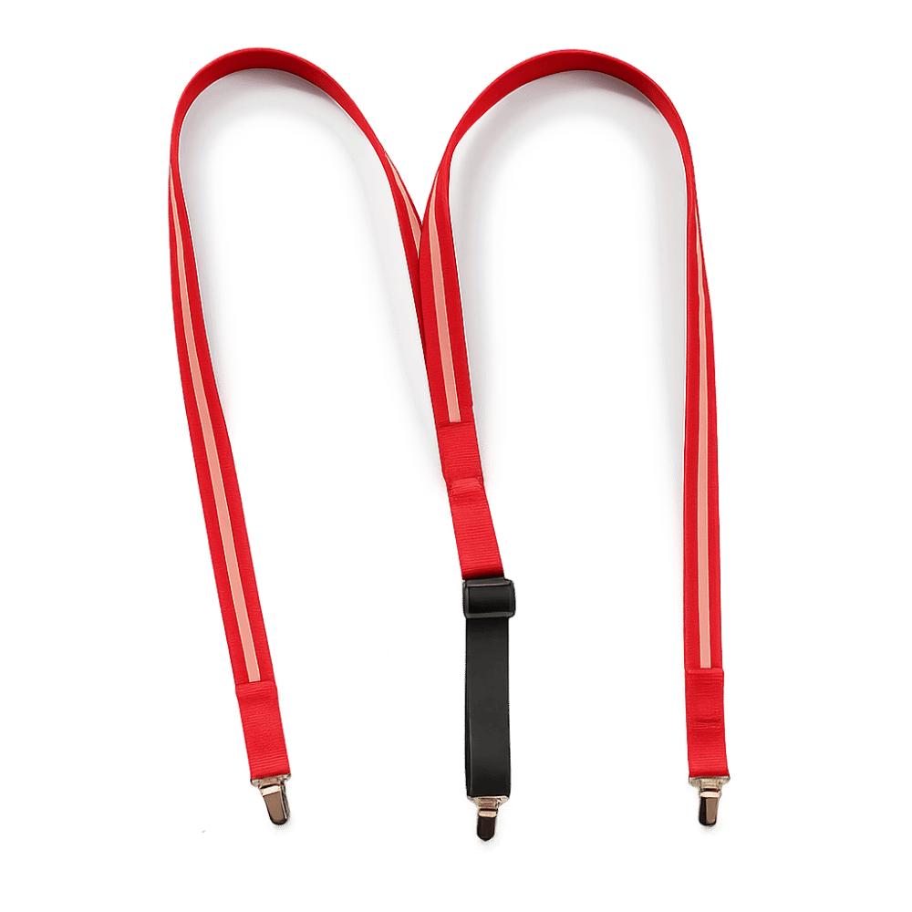 

Glow-in-the-dark LED Woman Suspenders Hangers Bright Men Glow Pants Belt Cosplay красный