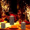 Pine Bark Effect LED Pine Bark Swing Candles Battery Operated Electric Decorative Light  Wedding